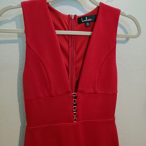 Red Bodycon Dress- Lulus - Picture 2 of 4